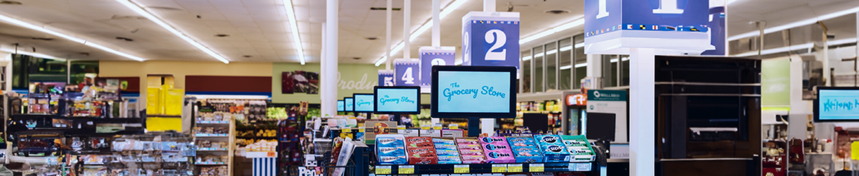 Digital signage monitors