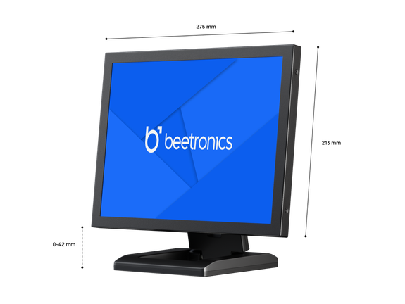 12 Inch Monitor Metal (4:3)