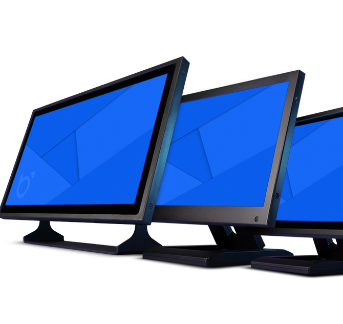 Touchscreen monitors