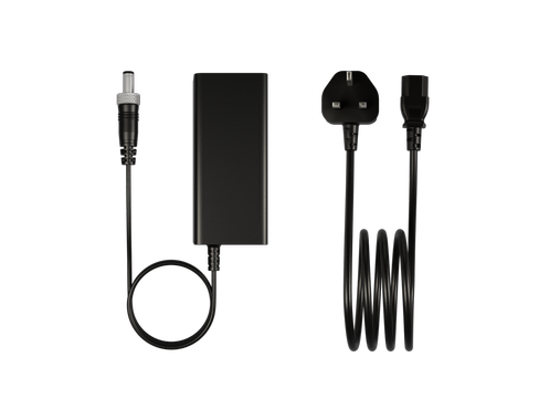 24V power adapter with lock, UK plug
