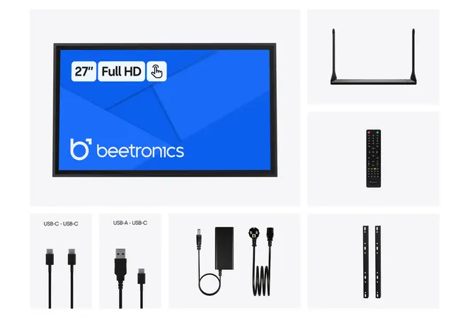 27 Inch Touchscreen Metal