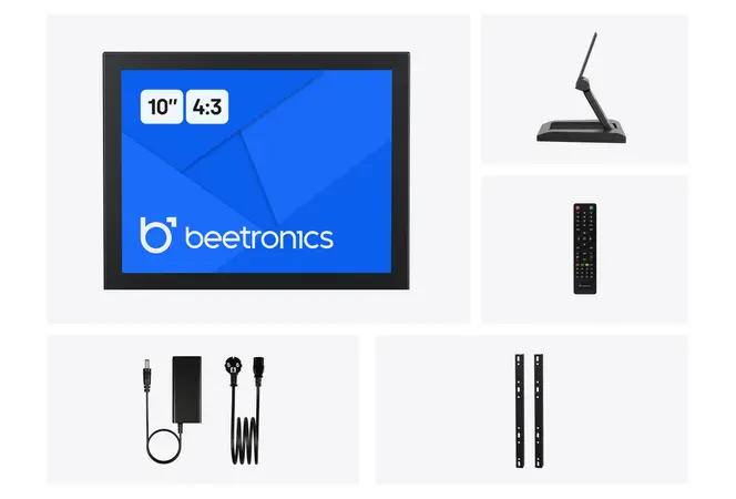 10 Inch Monitor Metal (4:3)