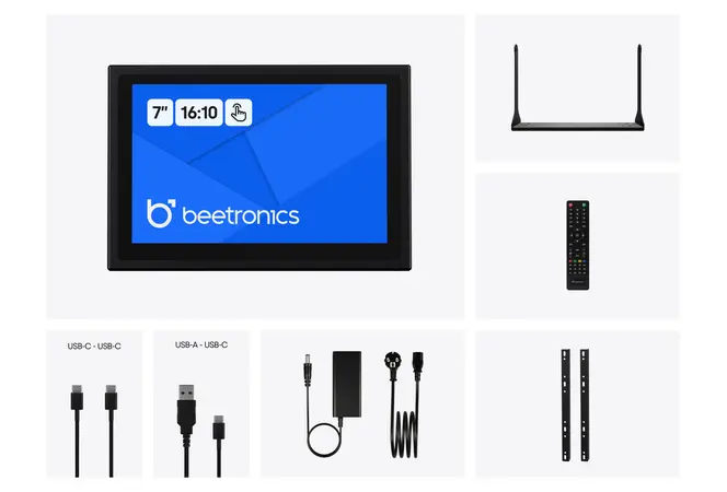 7 Inch Touchscreen Metal